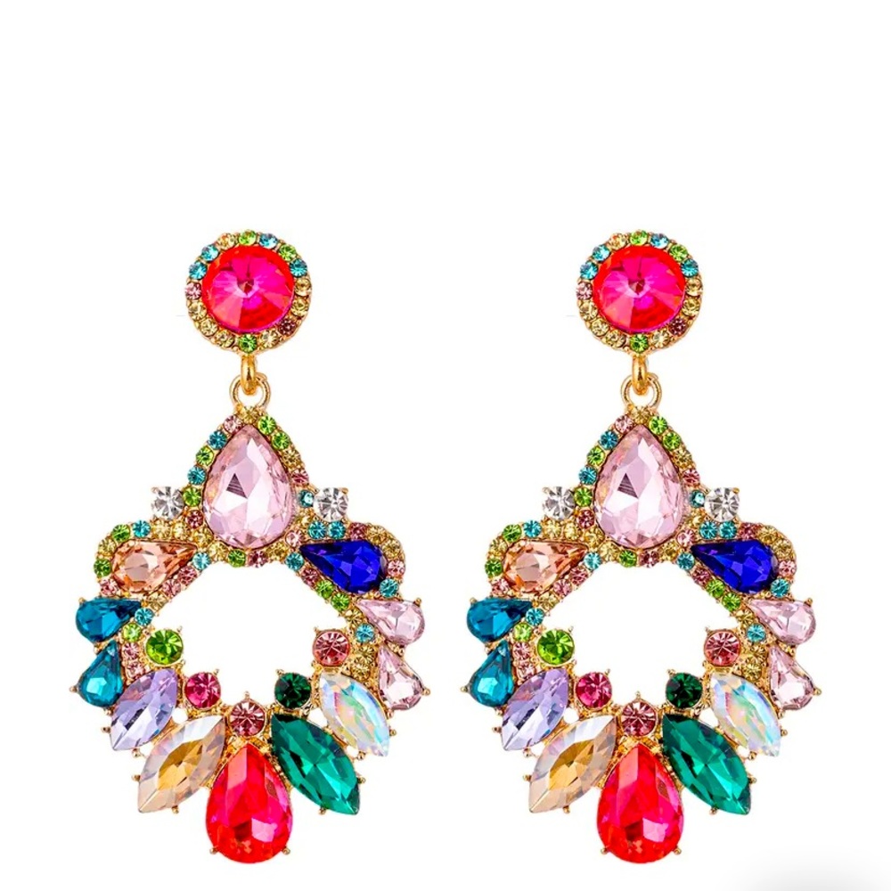 Rainy Rainbow Drop Earrings